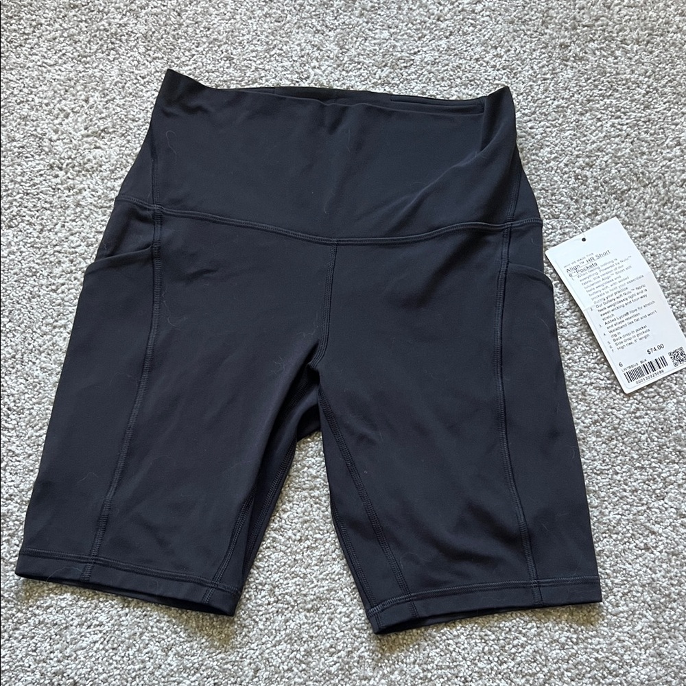 lululemon athletica Black Bike Shorts
